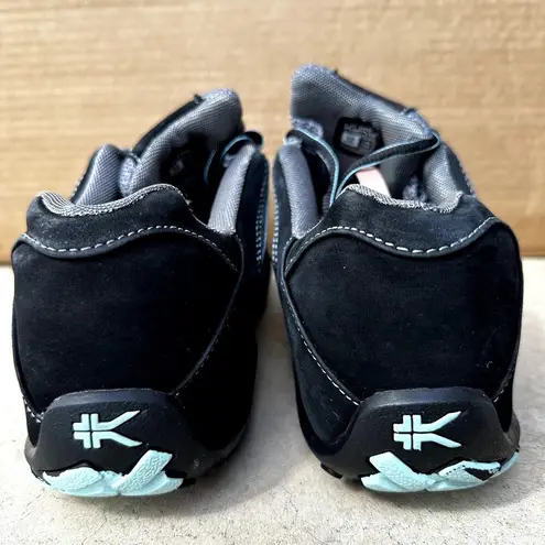 Kuru Chicane Hiking Shoes Leather Kurusole Moisture Wicking Mesh Black Gray 12