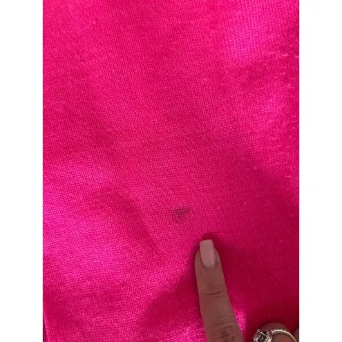 Vintage 80's Snuggler Ski Wear HOT PINK SEXY SNOW BUNNY Turtleneck Sweater Size M