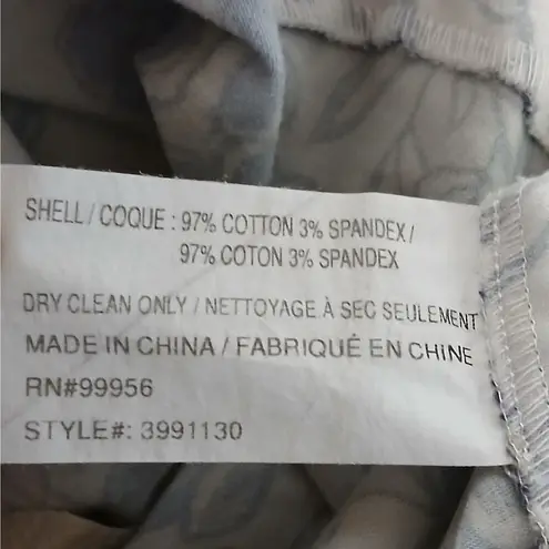 Shoshanna Faux Wrap Ola Skirt Womens XL Blue Floral Peasant Cottage Boho Ruffle