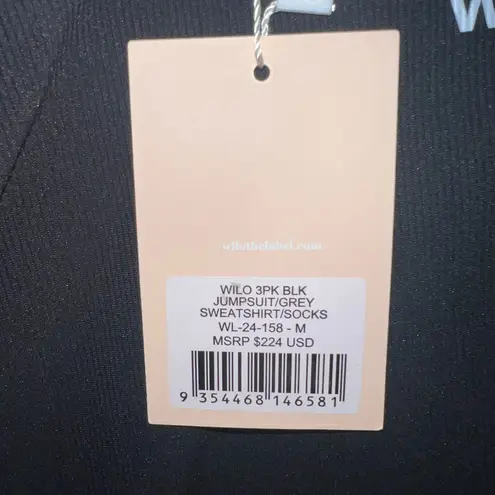 Elegant Black Jumpsuit with Sleek Design Size M