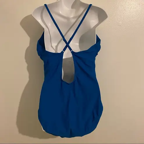 Christina Maillots Christina (Maillots) 1 piece Blu-Blue Swim Suit Size XL NEW