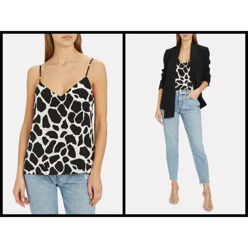 L'Agence ππ Jane Animal Print Silk Camisole Silk