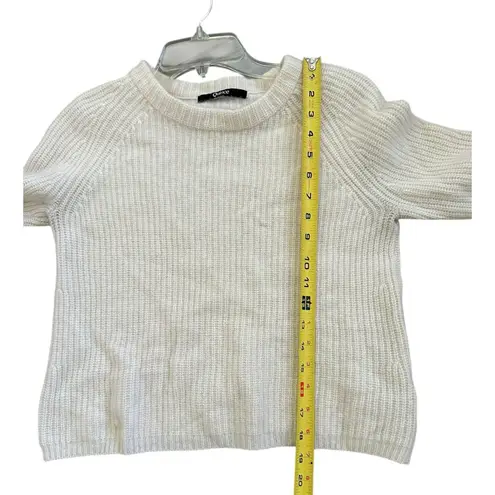 Quince Mongolian Cashmere Crewneck Fisherman Sweater Small