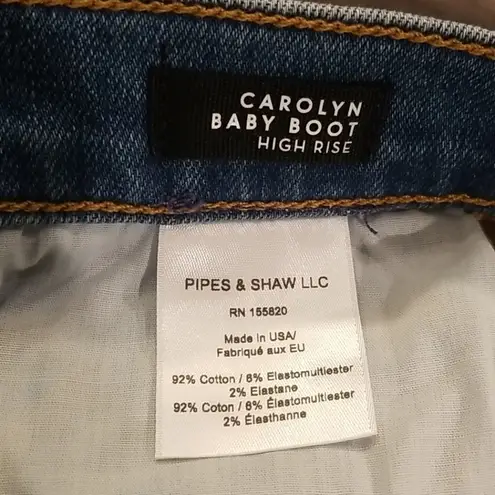 Veronica Beard 💕💕 Carolyn High-Rise Baby Boot Jeans ~ Pacific Blue 26 NWT
