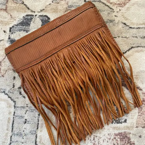 Patricia Nash  Leather Bag Fringe Crossbody Western Boho Festival Indie Clutch