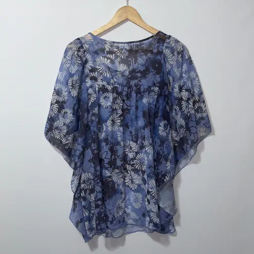 Fashion Bug blue blouse women’s size large