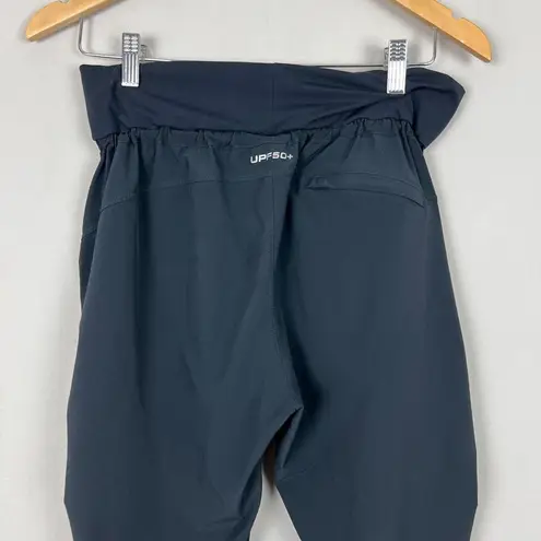 Coolibar Pants Women Medium Black UPF 50+ Motio Joggers Ruched Pull On Stretch M