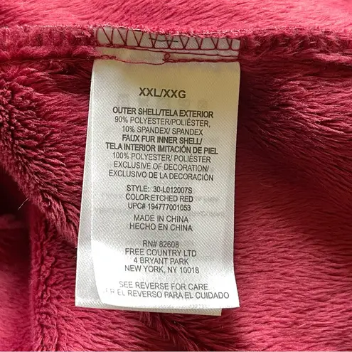 Free Country Super Soft Shell Jacket (Etched Red) - XXL