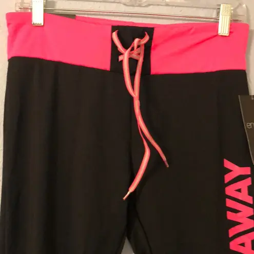 Energie NEW Mid-Rise Workout Legging Pant size L - “Train the Pain Away”