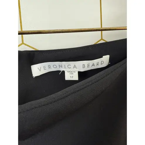 Veronica Beard Scuba Slim-Fit Pant Black High-Rise Cropped Pant - Size - 12