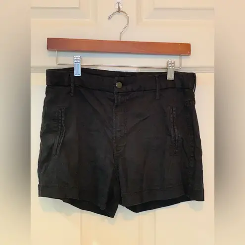 Mother Elegant Black High Waist Women's Shorts. Size