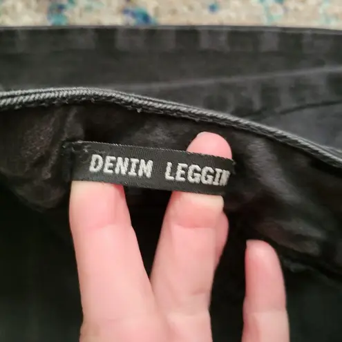 Bullhead Black denim legging skinny jeans size 9