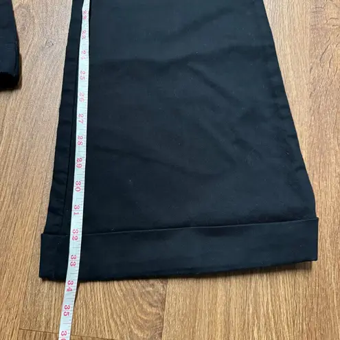 J Brand Womens Black High Waist Wide Leg Flare Stretch Pants Size 27 Sty 2545K