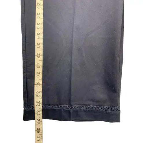 Alfred Dunner Women's Navy Blue Positano Capri