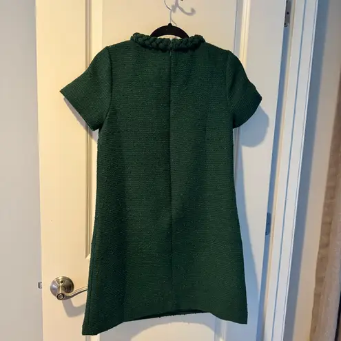 Tuckernuck Hunter Green Tweed Jackie Mini Dress | XS