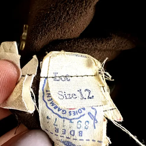 Vintage Halston Button Down Overcoat Classic 80s Side Pockets Collared Brown 12