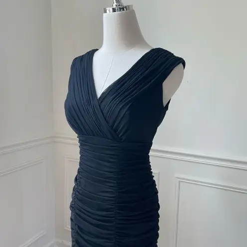 Tadashi Shoji Tadashi Collection Little Black Dress Cocktail Shirred S