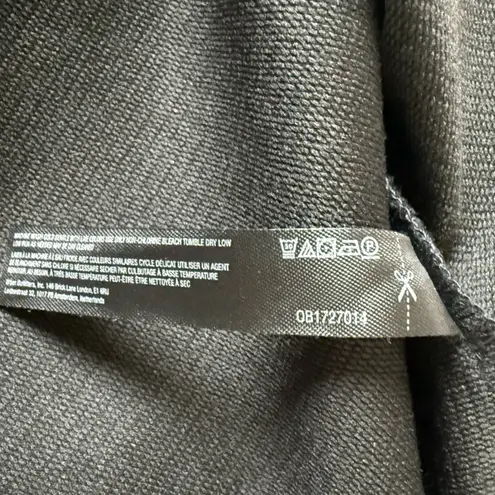 Anthropologie Daily Practice Wear Now Mini Dress XS Black Utility Grunge Goth