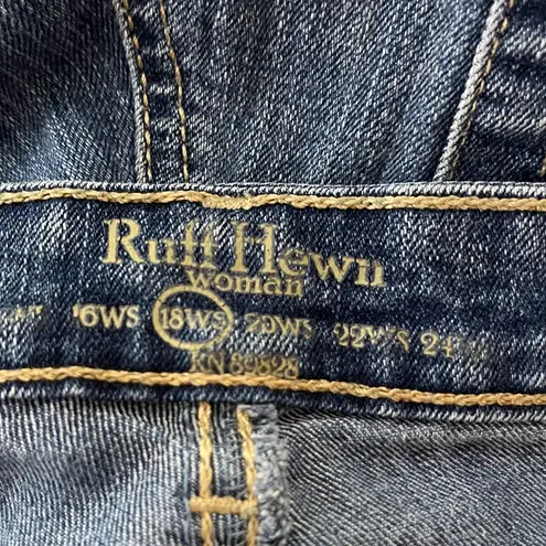 Ruff Hewn Y2K Bootcut Jeans Stretch Medium Wash 18WS