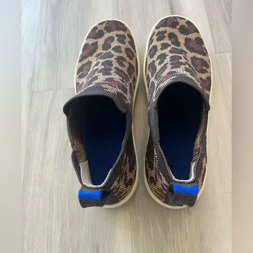 Rothy's  9.5 Hi Rise Leopard Sneakers