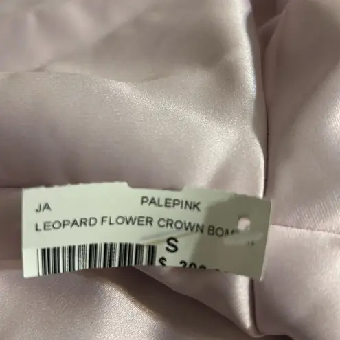 Pink animal print bomber jacket size S