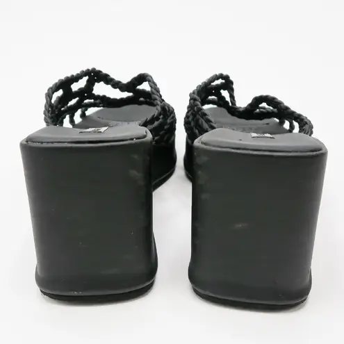 Bandolino Vintage 90s Braided Platform Wedge Sandals