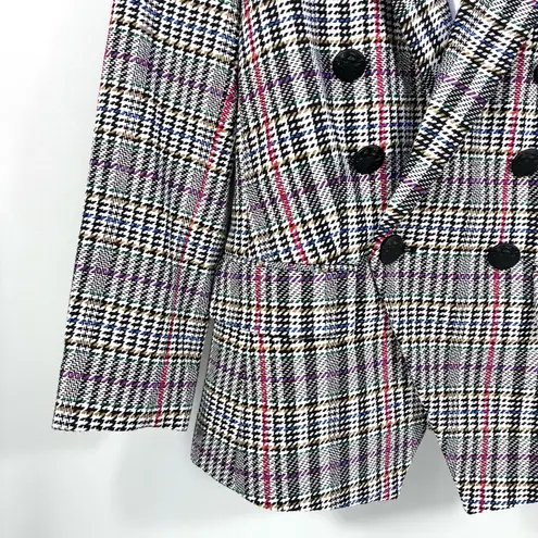 Veronica Beard Empire Tweed Plaid Dickey Jacket Multi 2 NWT Blazer