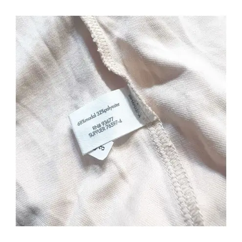 Stylus 3X Women’s Sand Wash Tee Peach Tan NWT Activewear Scoop Neck Modal Blend