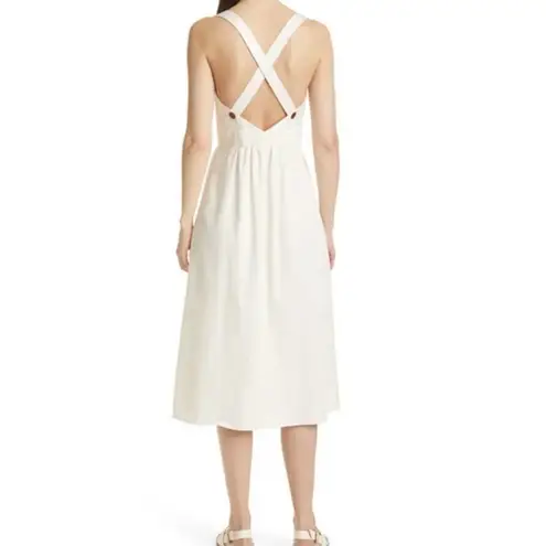 Ba&sh  cybelle dress in off white