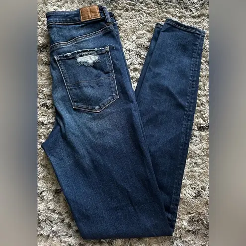 American Eagle Womens  Distressed Highest Rise Skinny Jeans size 10XL