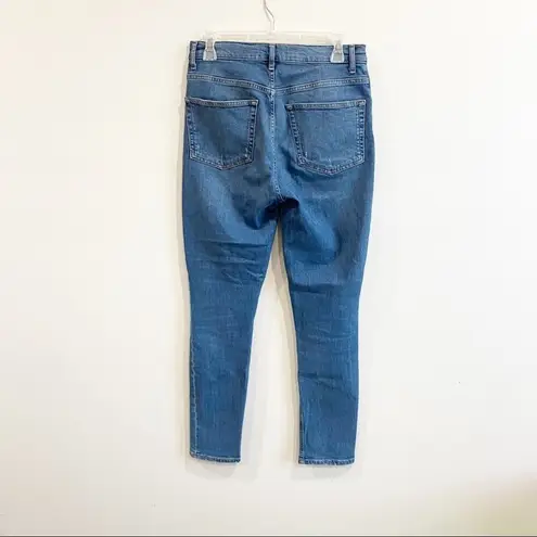 Reformation  High Rise Skinny Blue Jeans