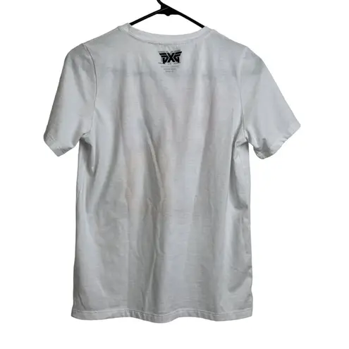 PXG Golf Shirt Extra Small Women White Multi BOLD Graphic Short Sleeve Crew Size XS