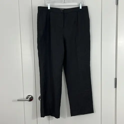 Pendleton Vintage Size 16 Petite Gray Wool Dress Pants Trousers with Pockets
