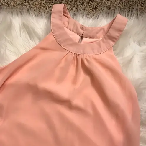 YA Los Angeles color block sleeveless maxi dress size Small Halter Style Top