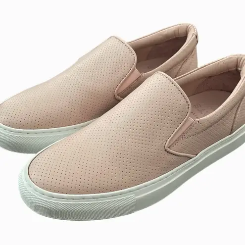 Greats Women The Wooster Dusty Pink Leather Round Toe Slip On Shoes Size 7.5