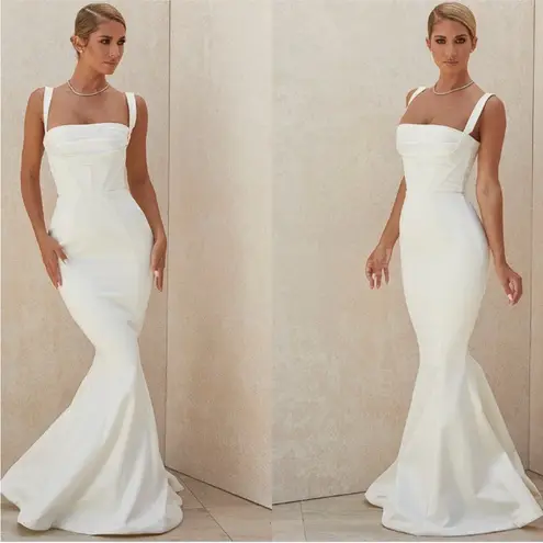 House Of CB  'Francoise' Ivory Balconette Corset Bridal Gown NWOT size S