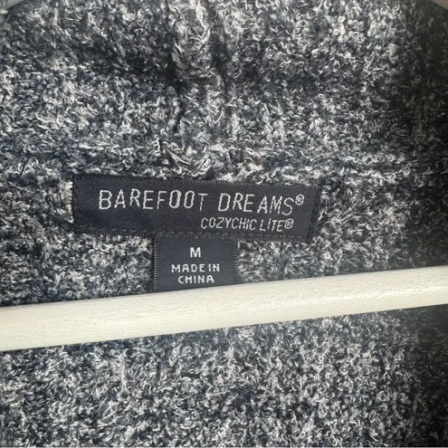 Barefoot Dreams  Cozychic Lite Montecito Cardigan Sweater 494 Blue Gray Medium