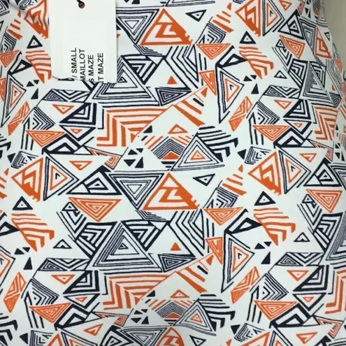 Rachel Pally New. Citrus Maze Bandeau swimsuit. NWT