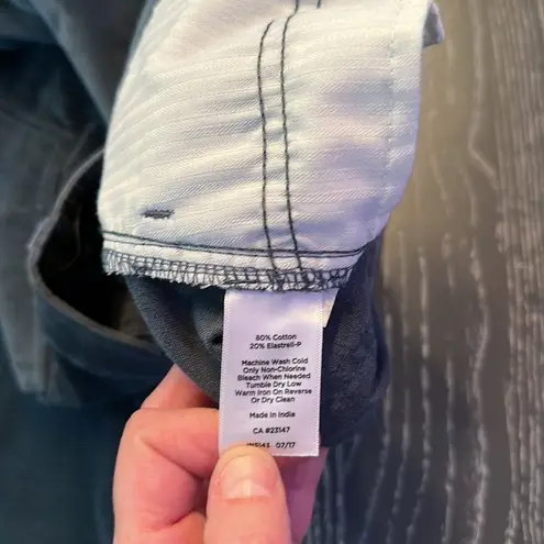 Talbots  Teal Flawless 5 Pocket Velveteen Jeggings curvy 5-pocket size 4