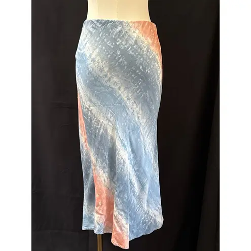 Women’s RTR Now Pink and Blue Colored Skirt Sz M Size M