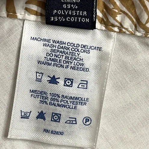 Lands' End Floral Brown and Cream A