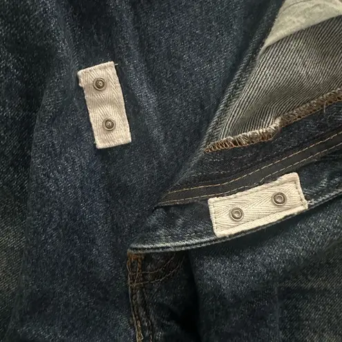 Parke Shortie Crossover Short Dark Wash Denim Small NWT Blue