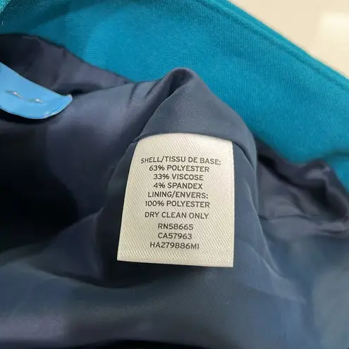 Halogen  turquoise blue pencil ✏️ skirt