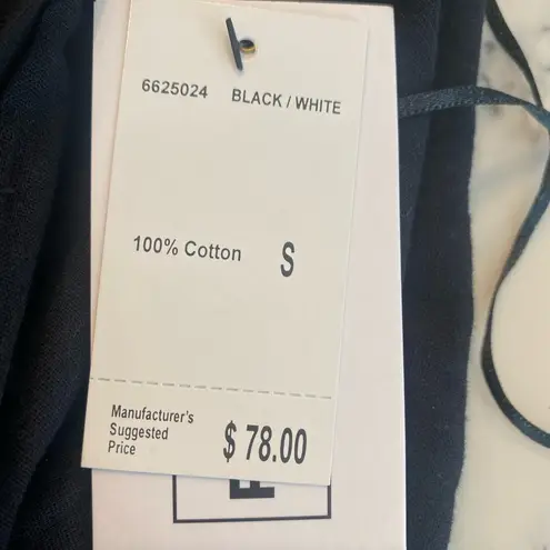 FOR THE REPUBLIC NWT Summer Dress Sz Small Boho Sleeveless Black White …