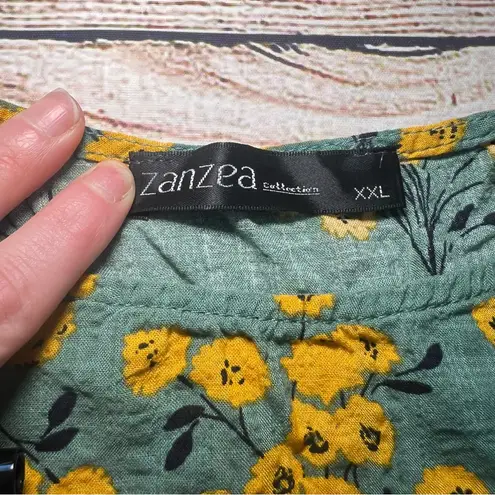 Zanzea Floral Lagen Look Blouse Women’s XXL Top Bohemian Half Sleeve Boho Shirt