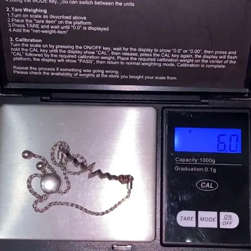 Sterling Silver 925 CZ Stones Heartbeat Heart Slider Bracelet