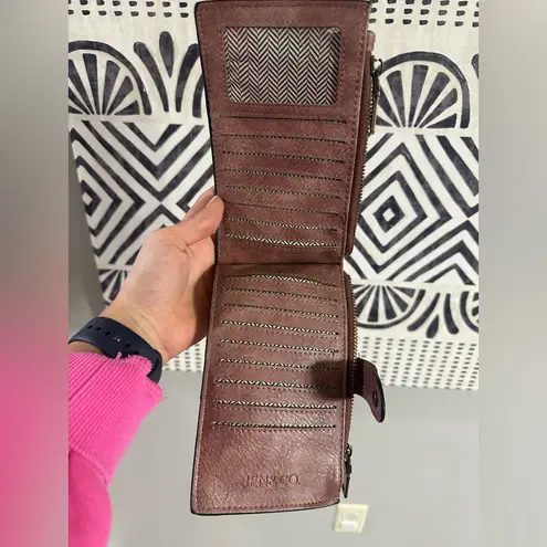 Boutique ODELIA TWO COMPARTMENT WALLET COLOR BROWN