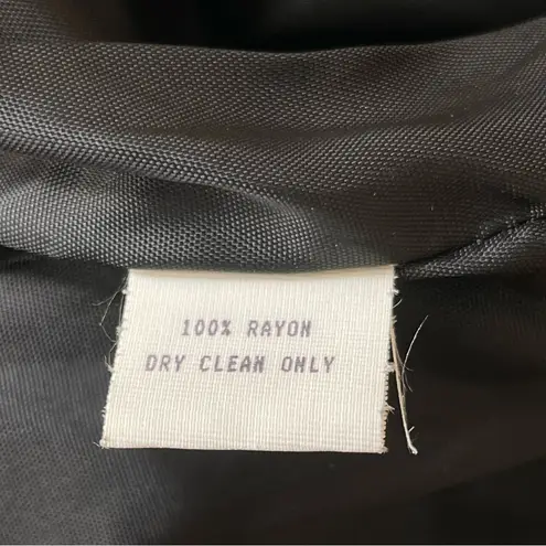 Vintage Max & Mabel Mix Fabric Artsy Black Jacket Size 1 Velvet Stripe Artsy Size L