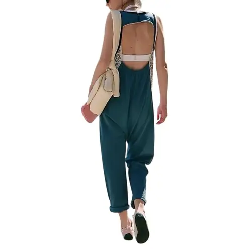 FREE PEOPLE / FP MOVEMENT Day Trip Onesie in Skyline Blue Size XL New w/ Tag SOO