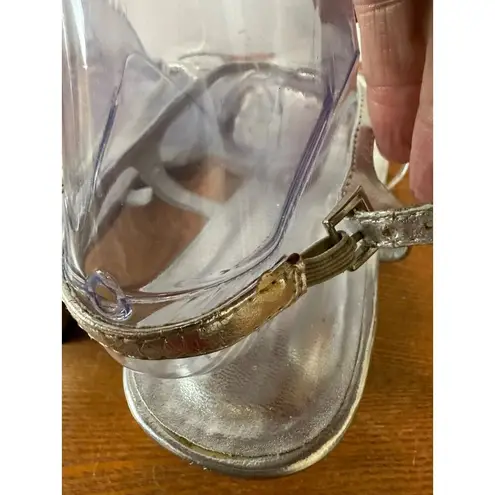 BL Boston Design Studio Women's Strappy Sandals Silver Sz 10 Sku 2825